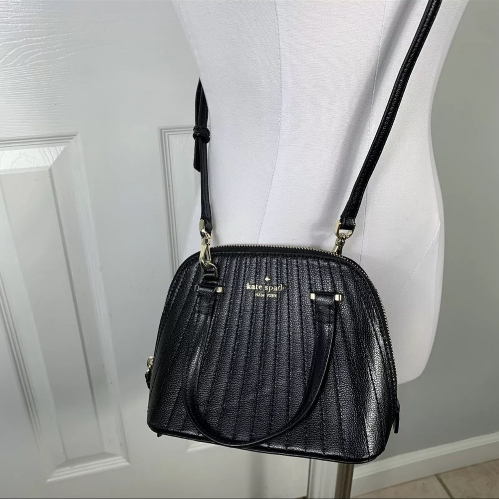 Kate Spade Black Leather Crossbody Bag